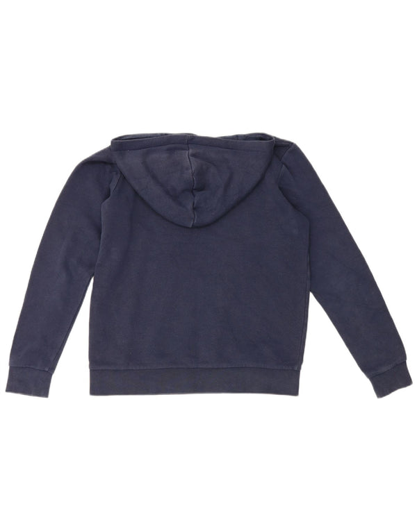 Jack & Jones Jungen-Pullover mit grafischem Kapuzenpullover, 13–14 Jahre, marineblaue Baumwolle