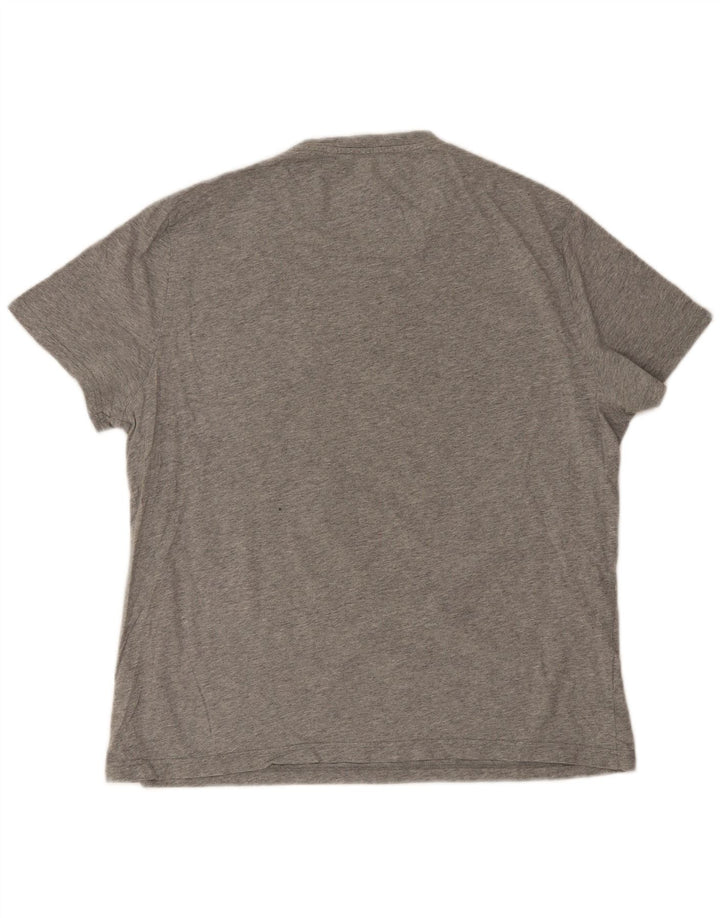 Penguin Herren T-Shirt Top 2XL Grau geblümt Baumwolle