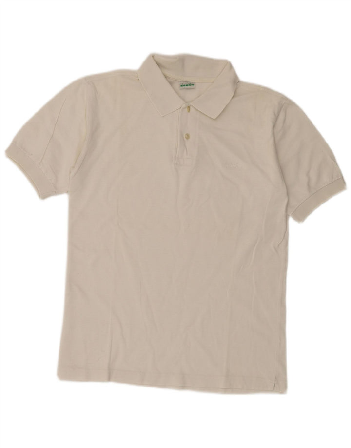 Diadora Damen Poloshirt Mittelweiß