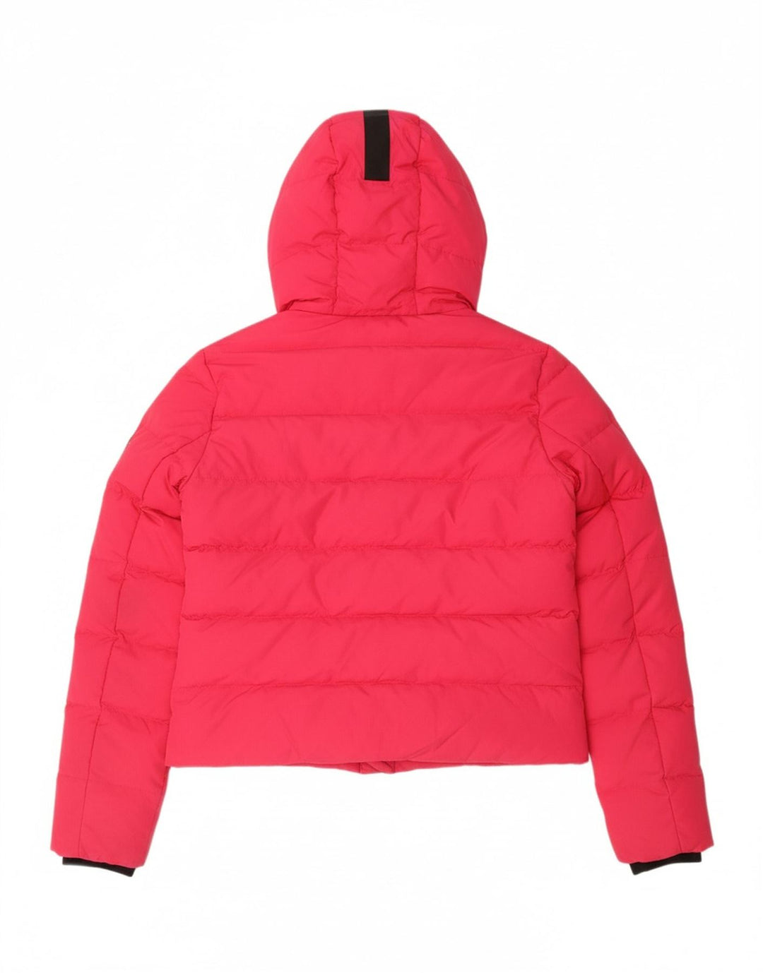 SUPERDRY Womens Hooded Padded Jacket UK 8 Small Pink Polyester Winter