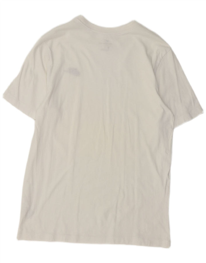 Nike Herren T-Shirt Top aus mittelweißer Baumwolle