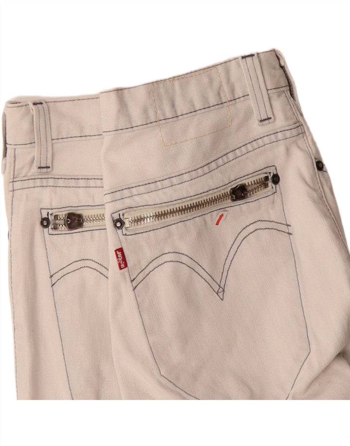 LEVI'S Mens 513 Skinny Jeans W36 L35 White Vintage Levi's and Second-Hand Levi's from Messina Hembry 