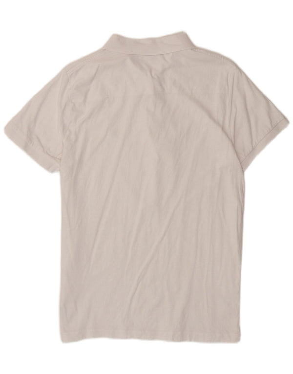 French Connection Herren-Poloshirt XL aus weißer Baumwolle