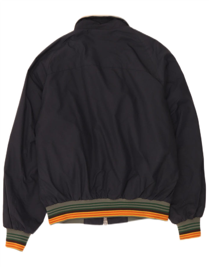 North Sails Herren Bomberjacke UK 38 Medium Navy Blue Gestreiftes Polyamid