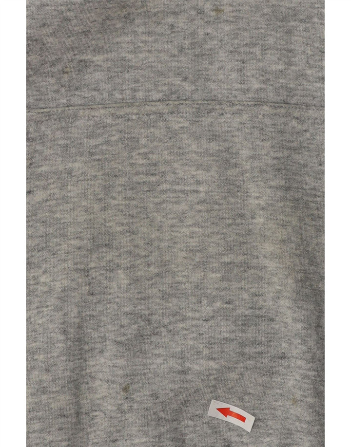 CHAMPION Herren-Kapuzenpullover mit Grafik, XL, grau meliert, Baumwolle