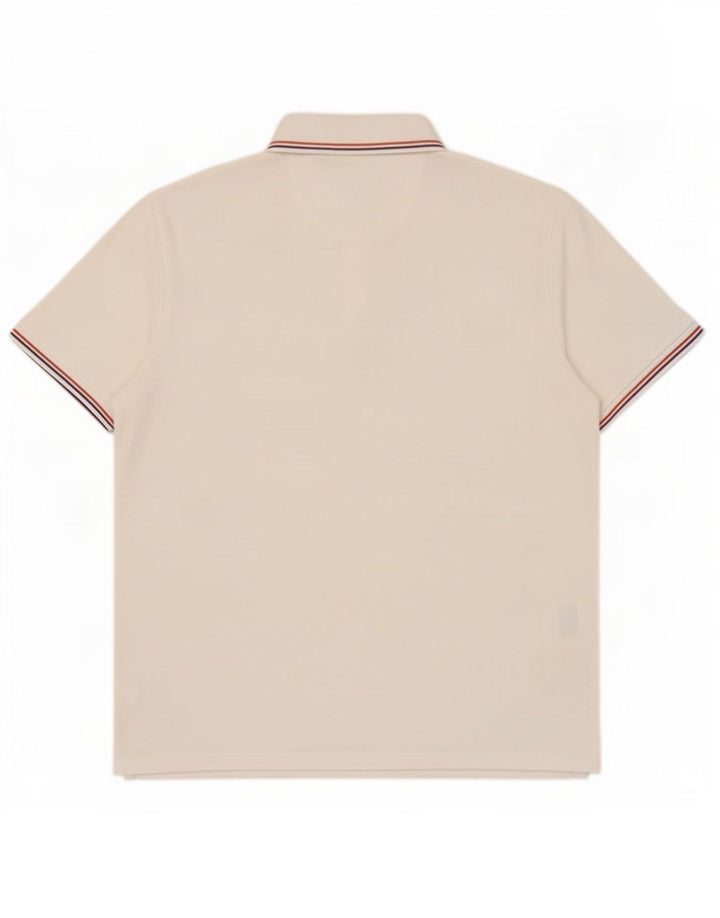 Lee Herren-Poloshirt mit normaler Passform, XL, weiße Baumwolle