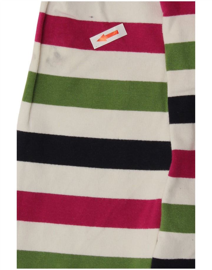 Joules Damen Sweatshirt-Pullover UK 12 Medium Mehrfarbig gestreift