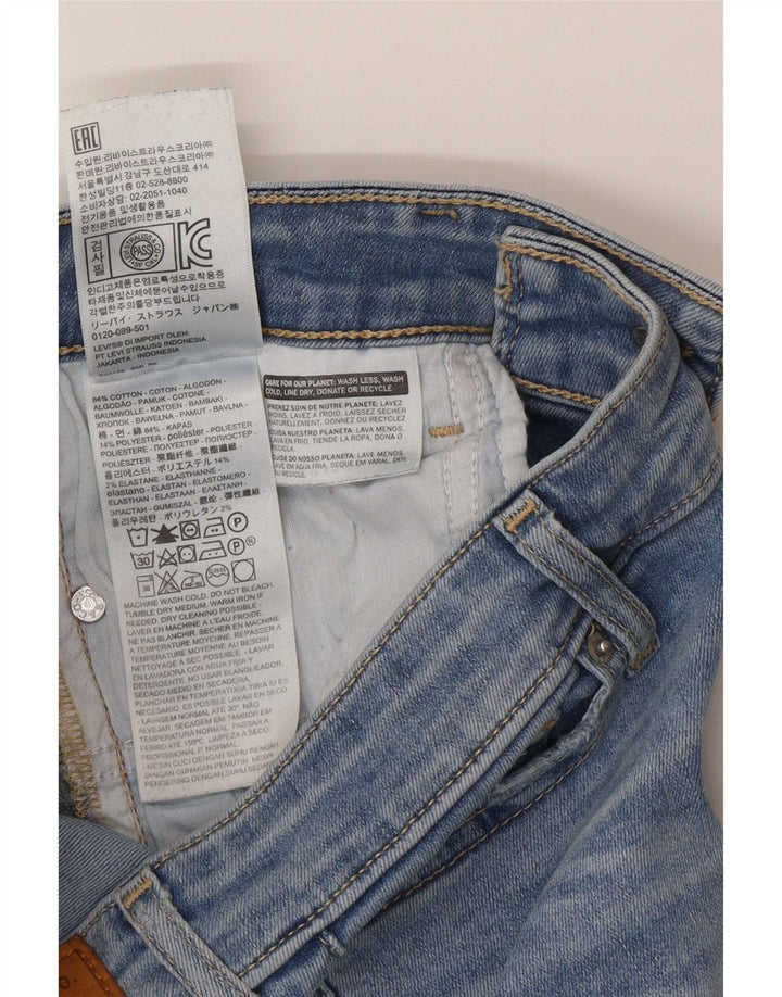 Levi's Damen 715 Bootcut Jeans W26 L32 Blaue Baumwolle