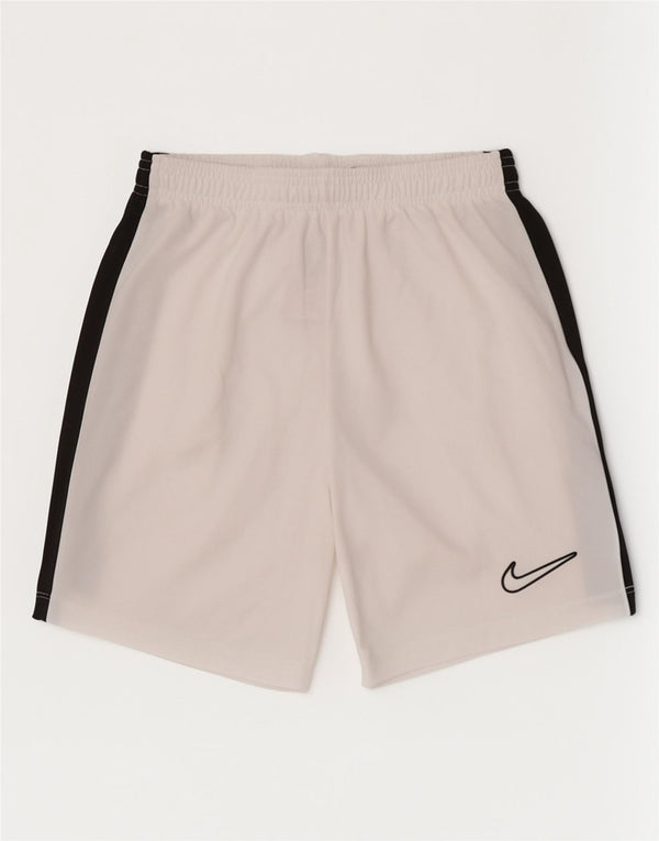 Nike Sportshorts für Jungen, 10–11 Jahre, mittelweißes Polyester