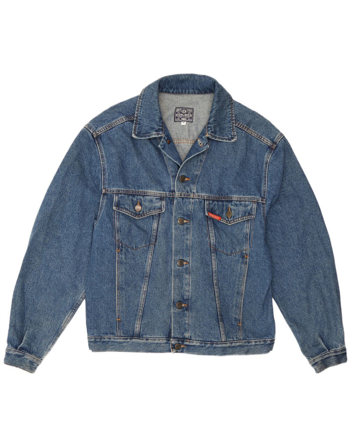 Doringo Herren Jeansjacke UK 38 Mittelblaue Baumwolle