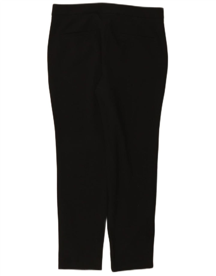 Zara Slim Chino-Hose für Damen, Größe S, W26, L27, Schwarz, Polyester