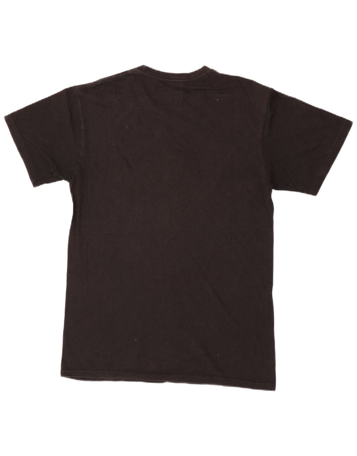 Hard Rock Cafe Herren Paris Grafik-T-Shirt aus mittelschwarzer Baumwolle