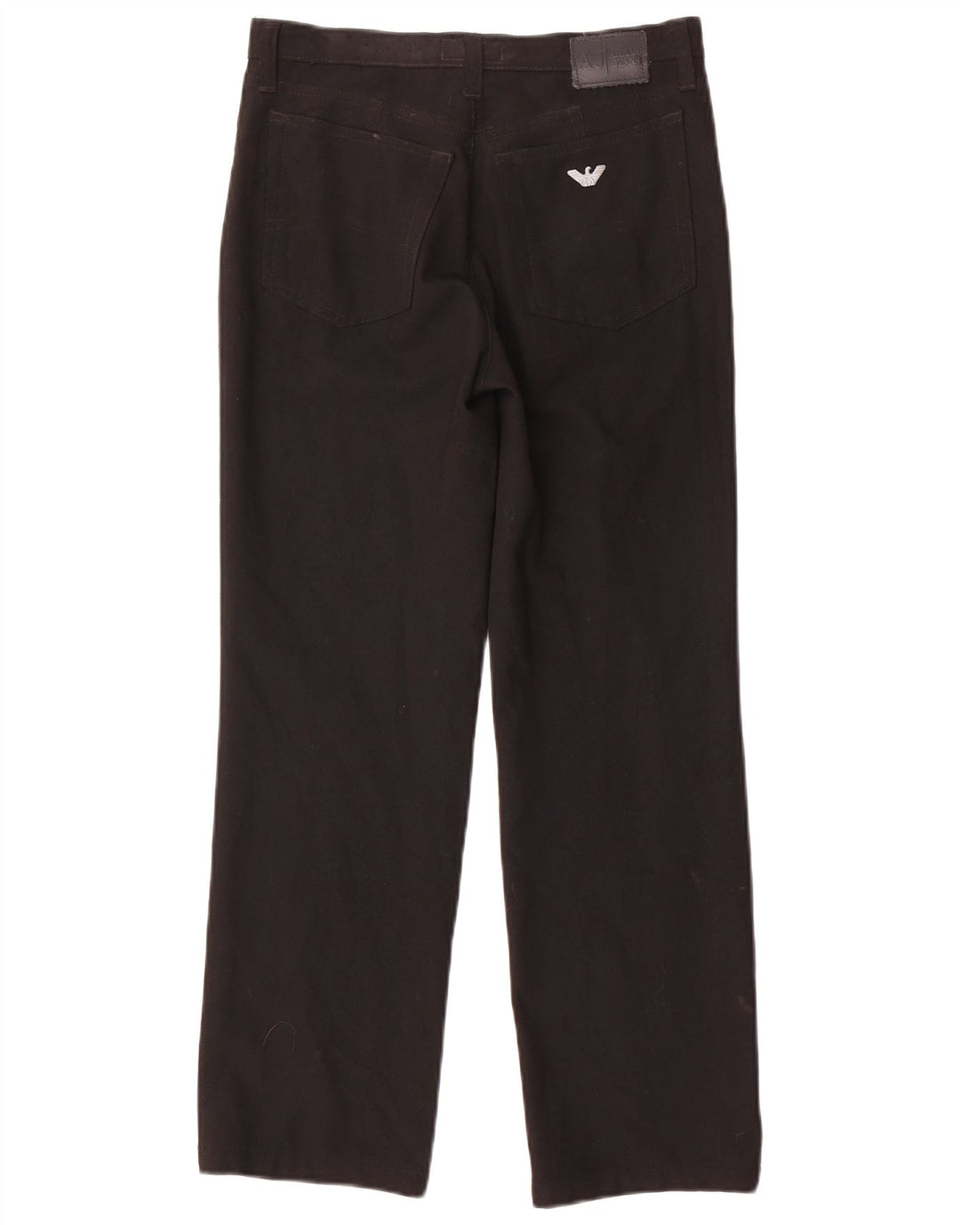 Armani Damen Gerade Freizeithose W27 L27 Schwarz