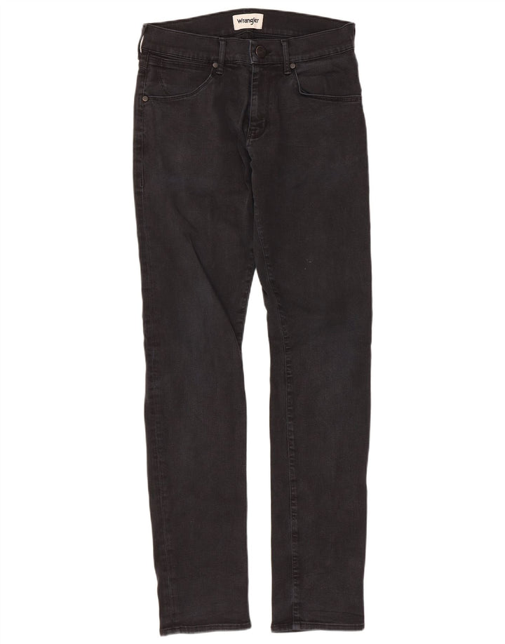 Wrangler Damen Larston Slim Jeans W28 L32 Schwarz
