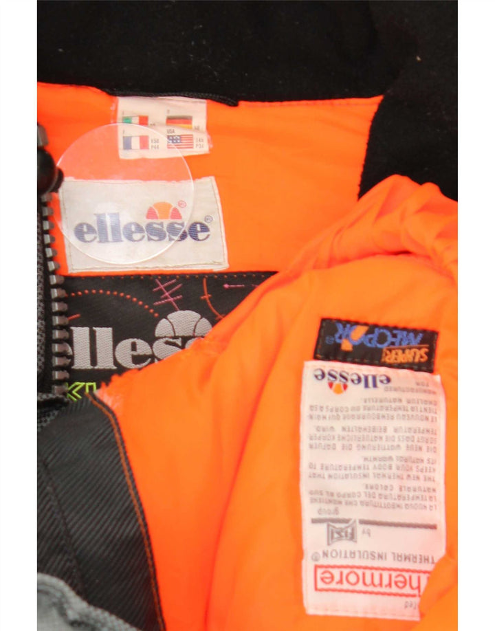 Ellesse Herren-Skijacke mit lockerer Passform, IT 50, Größe L, Schwarz, Farbblock