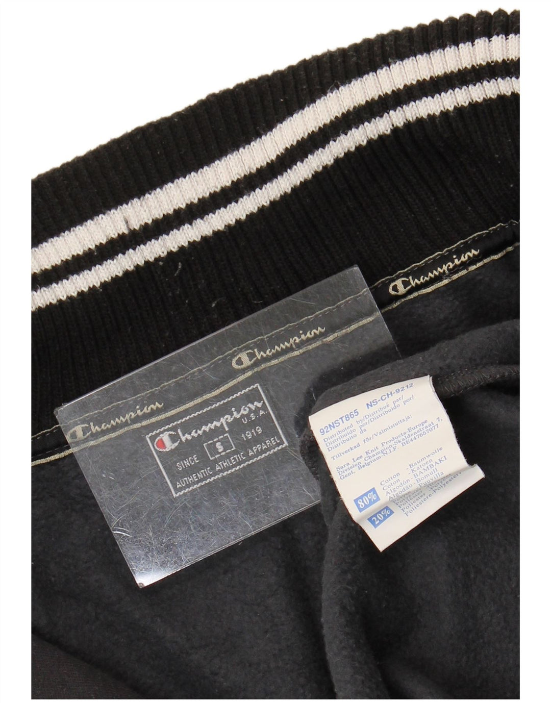 Champion Herren-Sweatshirt mit Reißverschluss am Hals, Größe S, Grau, Baumwolle