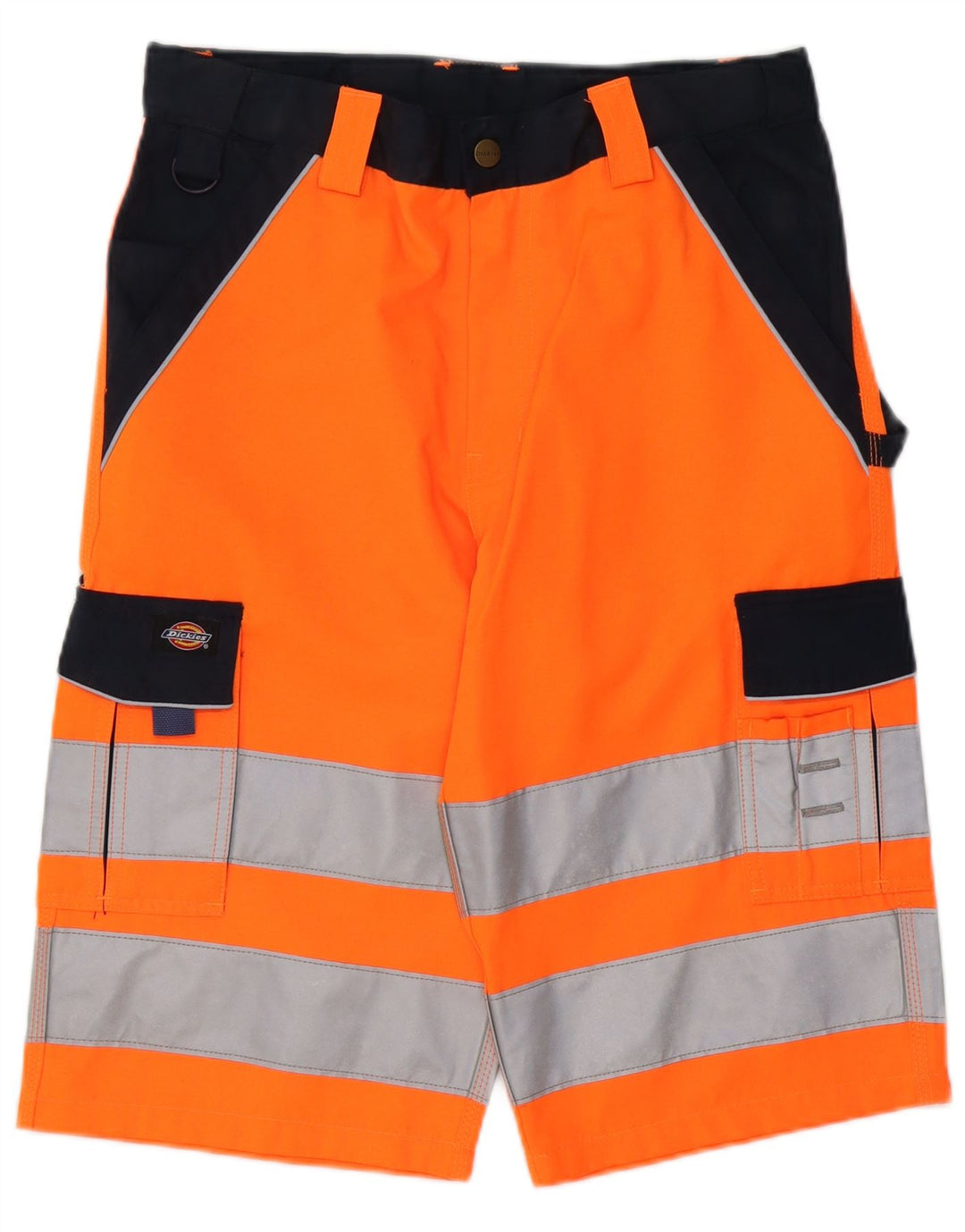 Dickies Herren Workwear Hi-Vis Cargo Shorts W34 Large Orange Colourblock