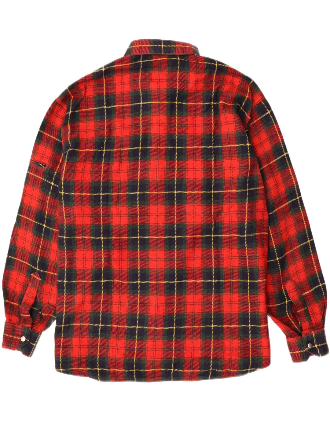 Vintage Herren Flanellhemd 2XL rot kariert