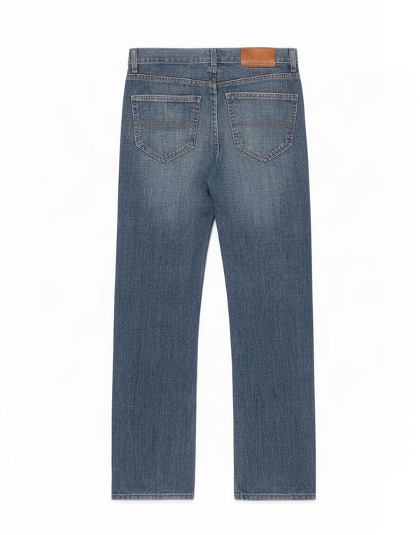 Tommy Hilfiger Herren Easy Fit Straight Jeans W30 L32 Blaue Baumwolle