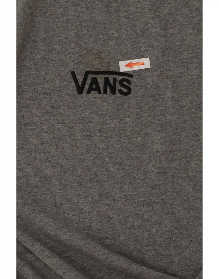 Vans Herren T-Shirt Top Small Grau gefleckte Baumwolle