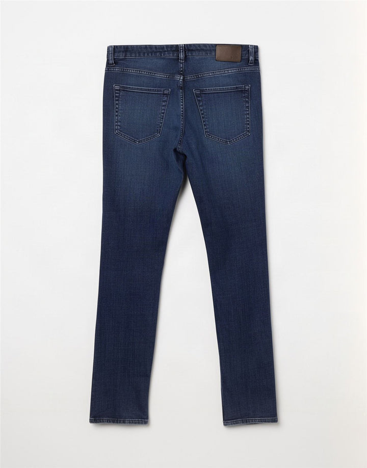 Hugo Boss Herren Slim Jeans W33 L32 Blaue Baumwolle