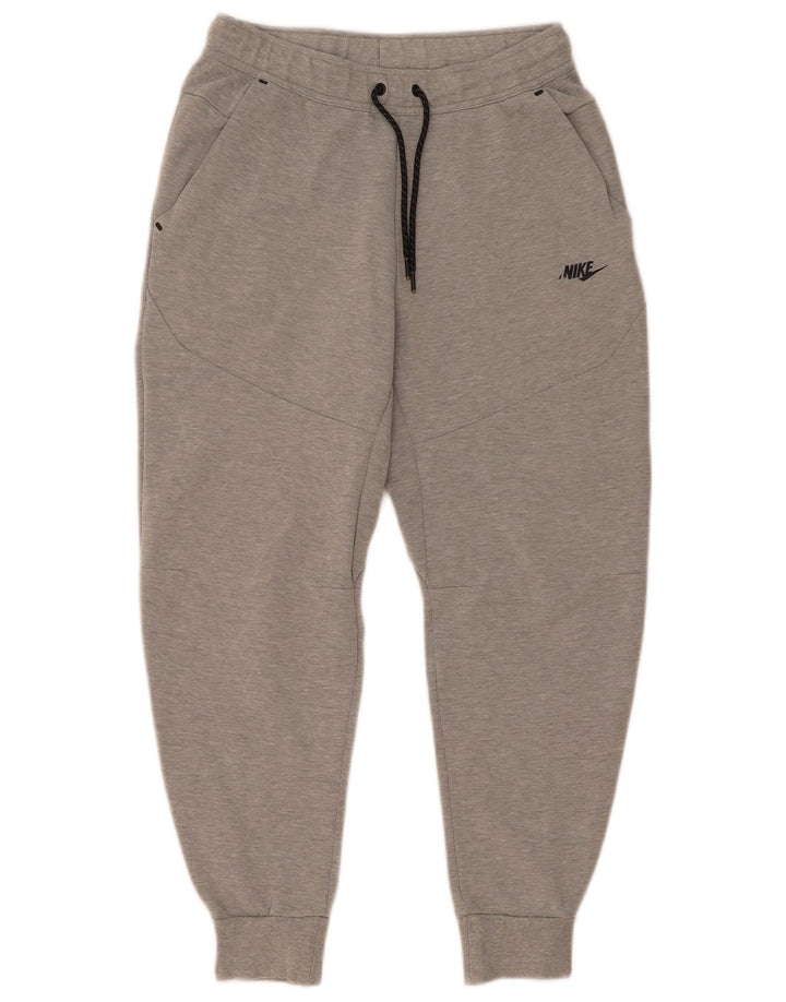 Nike Herren-Trainingshose, Jogginghose, Größe S, grau gefleckte Baumwolle