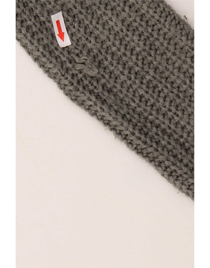 Zara Damen-Cardigan-Pullover UK 10 Small Graues Acryl
