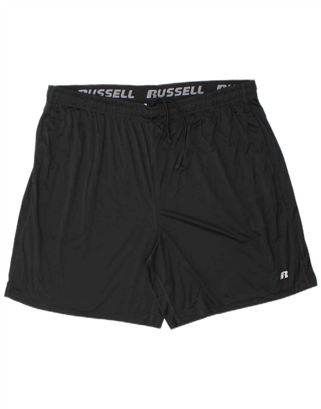 RUSSELL ATHLETIC Herren Dri-Power Sport Shorts 2XL Schwarz Polyester