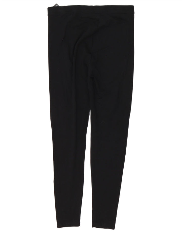 Marks & Spencer Damen Leggings UK 14 Große schwarze Baumwolle