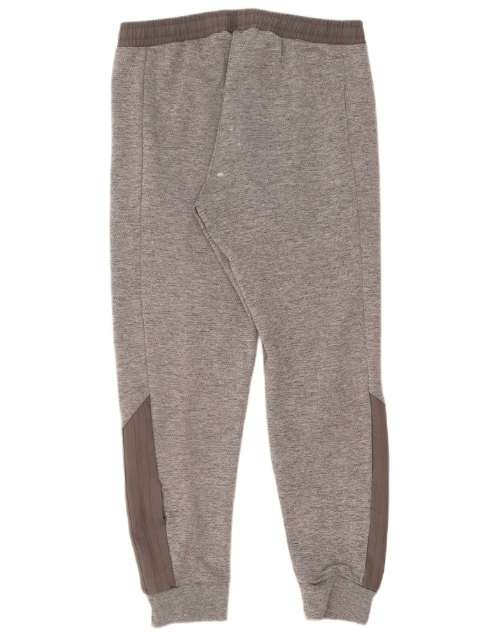 Adidas Herren-Trainingshose, Jogginghose, mittelgraues Farbblock-Polyester
