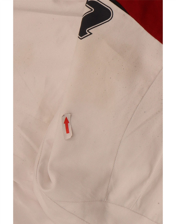Lotto Herren-Trainingsanzug mit Grafik, 2XL, weißes Farbblock-Polyester