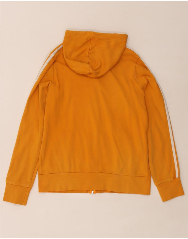 Adidas Damen Zip Hoodie Pullover UK 16 Large Orange