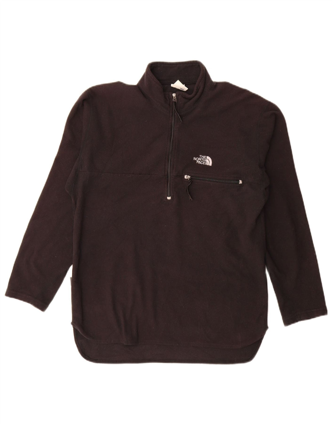 The North Face Damen-Fleecepullover mit Reißverschluss am Hals, UK 14, mittelschwarz, Polyester