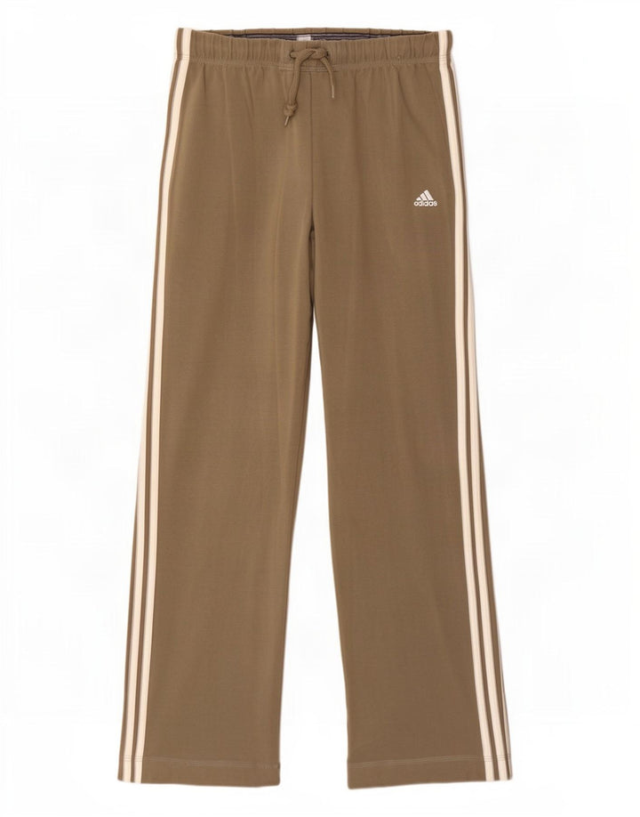 Adidas Damen-Trainingshose, UK 12, mittlere Khaki-Baumwolle