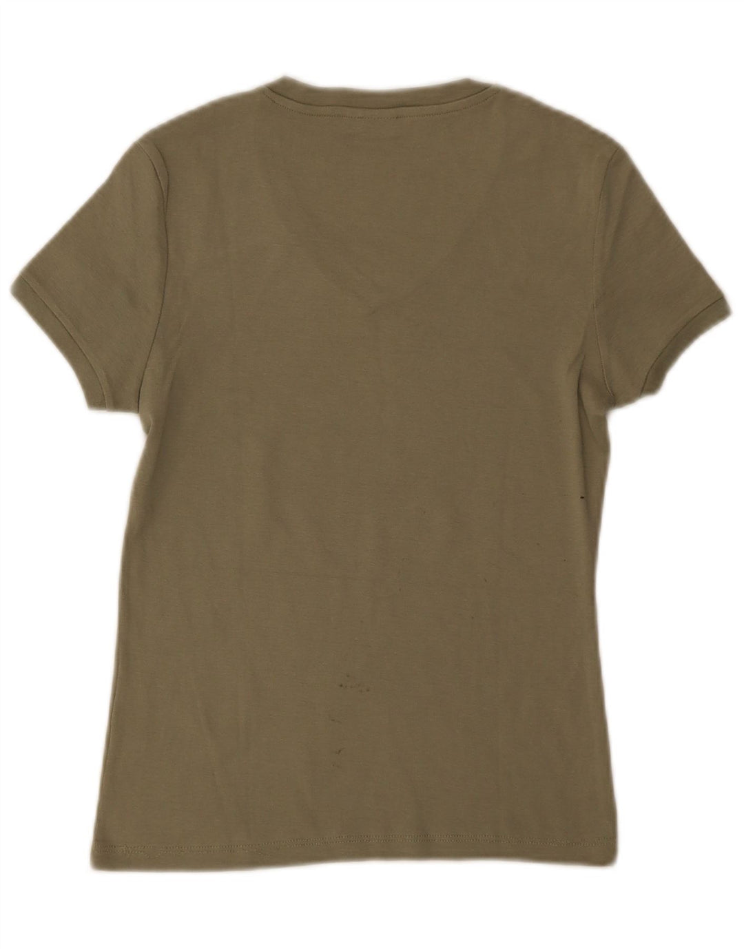 Invicta Damen T-Shirt Top UK 8 Small Khaki Baumwolle