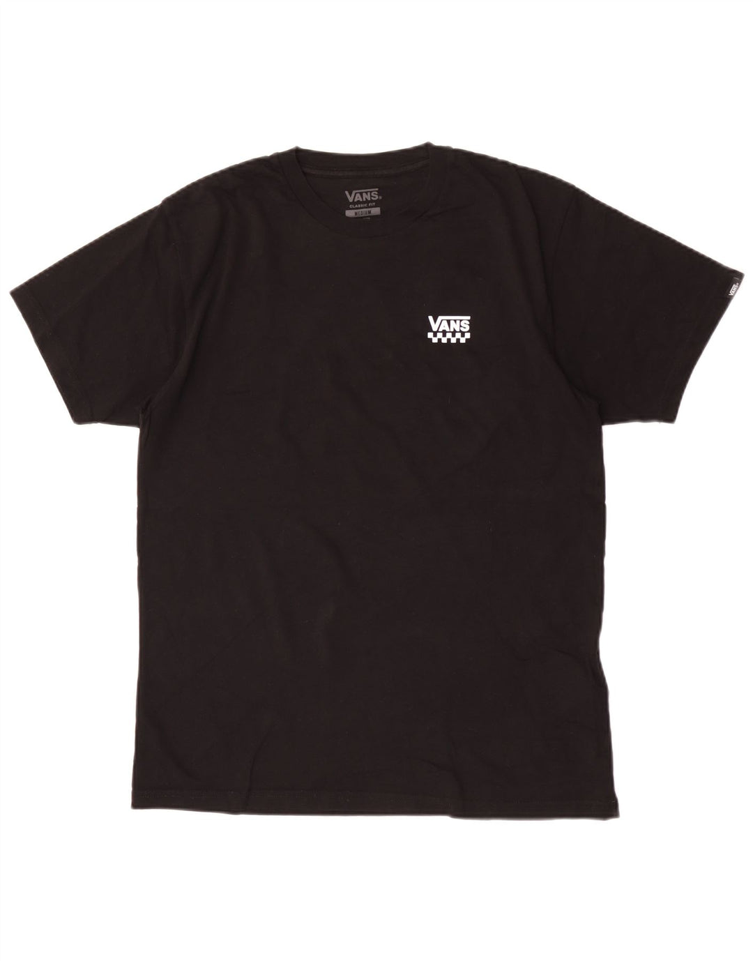 Vans Herren-T-Shirt mit klassischer Passform, mittelschwarze Baumwolle