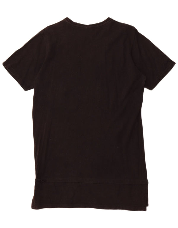 MAJESTIC Damen New York Yankees Grafik-Tunika-Oberteil UK 16 Large Schwarz