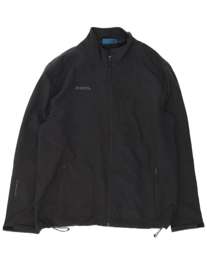 MOUNTAIN WAREHOUSE Herren-Windbreakerjacke UK 44 2XL Schwarz Polyester