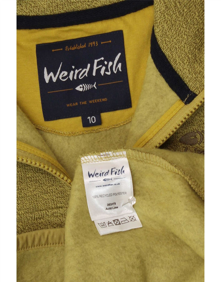Weird Fish Damen-Trainingsanzug-Top-Jacke, UK 10, Größe S, Grün, Polyester