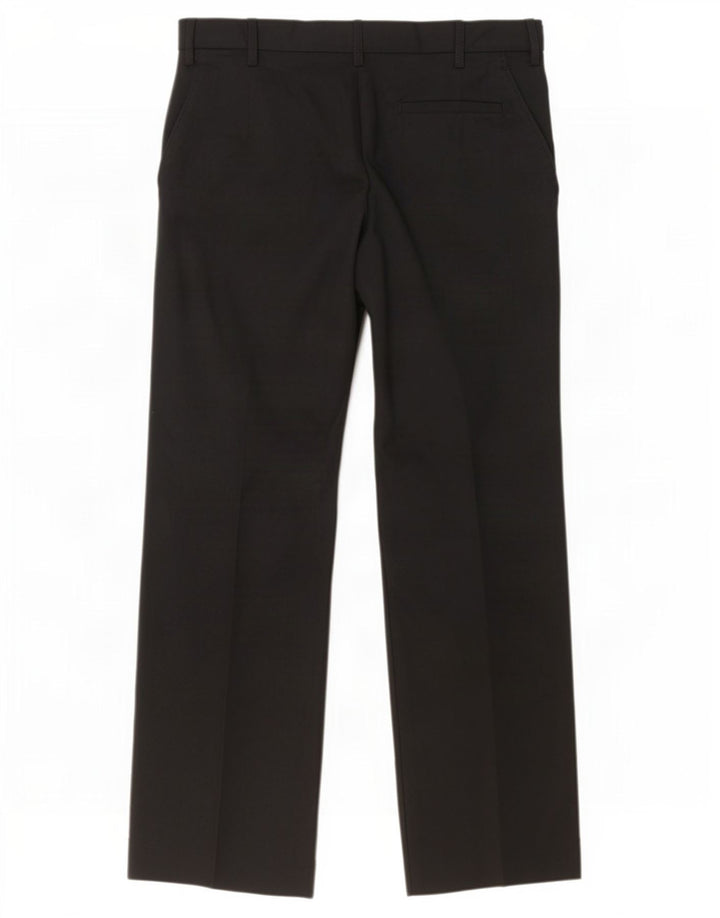 Farah Herren-Klassiker, gerade Anzughose, W32, L29, Schwarz, Polyester