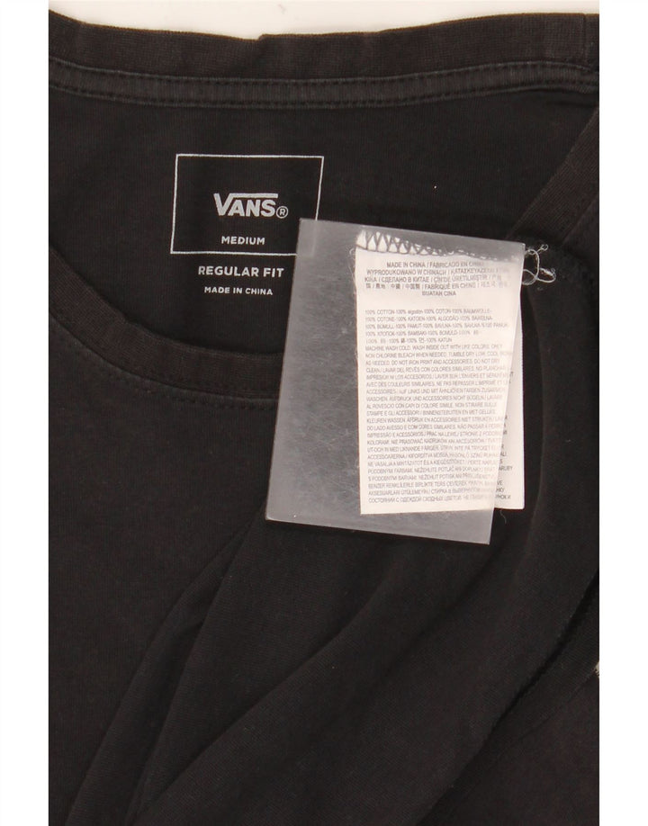 Vans Herren-T-Shirt mit normaler Passform, mittelschwarz, Baumwolle