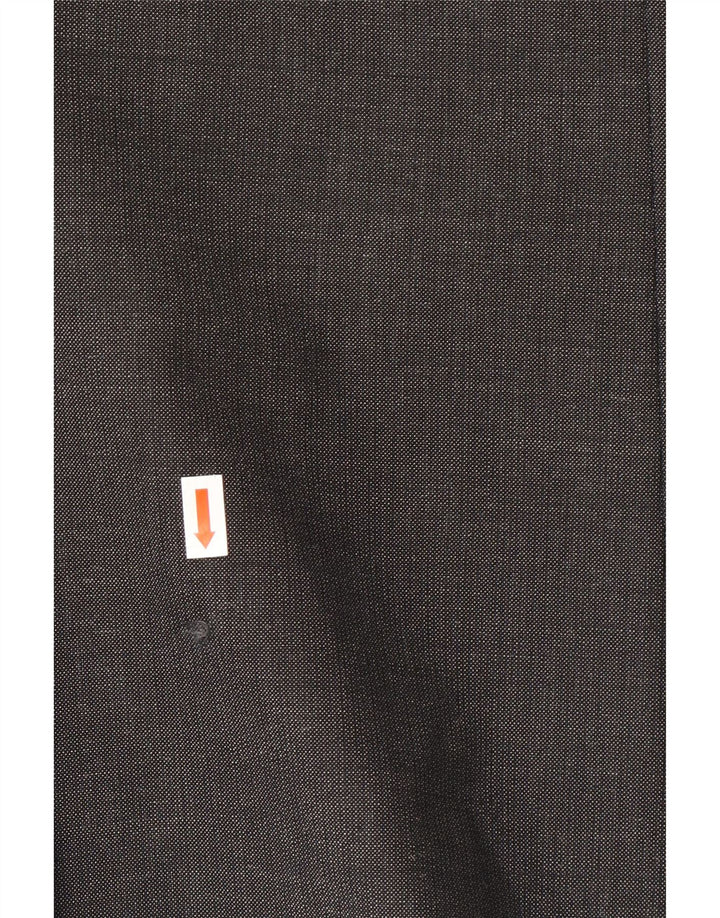 Zara Herren-Blazer mit 1 Knopf, EU 46, kleine graue Viskose