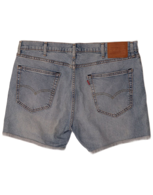 Levi's Herren 412 Denim Shorts W38 XL Blaue Baumwolle
