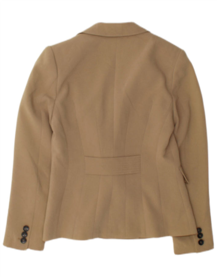 Hobbs Zweireihiger Damen-Blazer, Gr. 10, Größe S, Beige, Triacetat