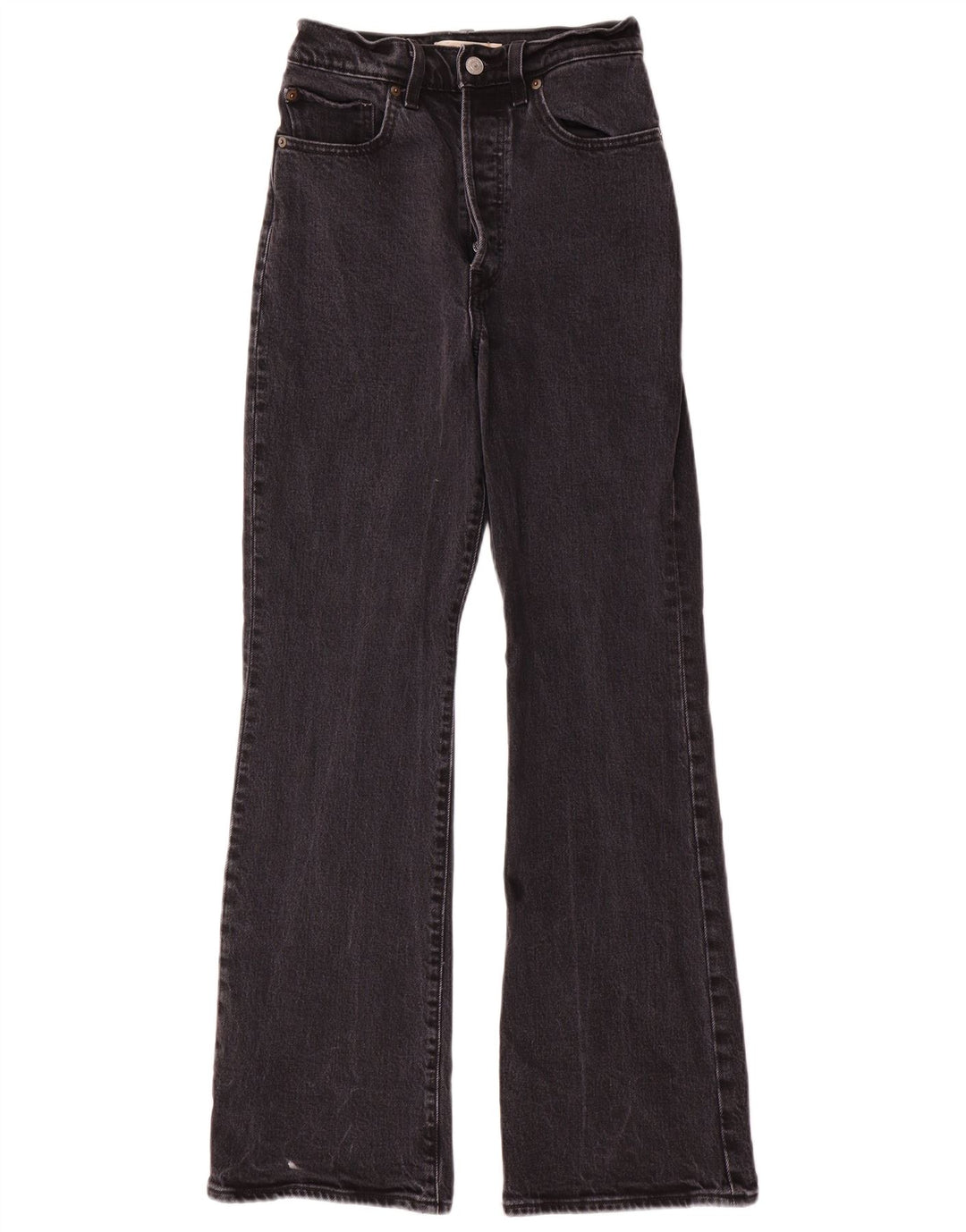 Levi's Damen Bootcut-Jeans mit hohem Bund, W27 L31, graue Baumwolle