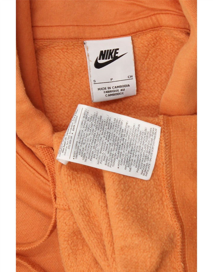 Nike Herren Kapuzenpullover, Größe S, Orange, Baumwolle