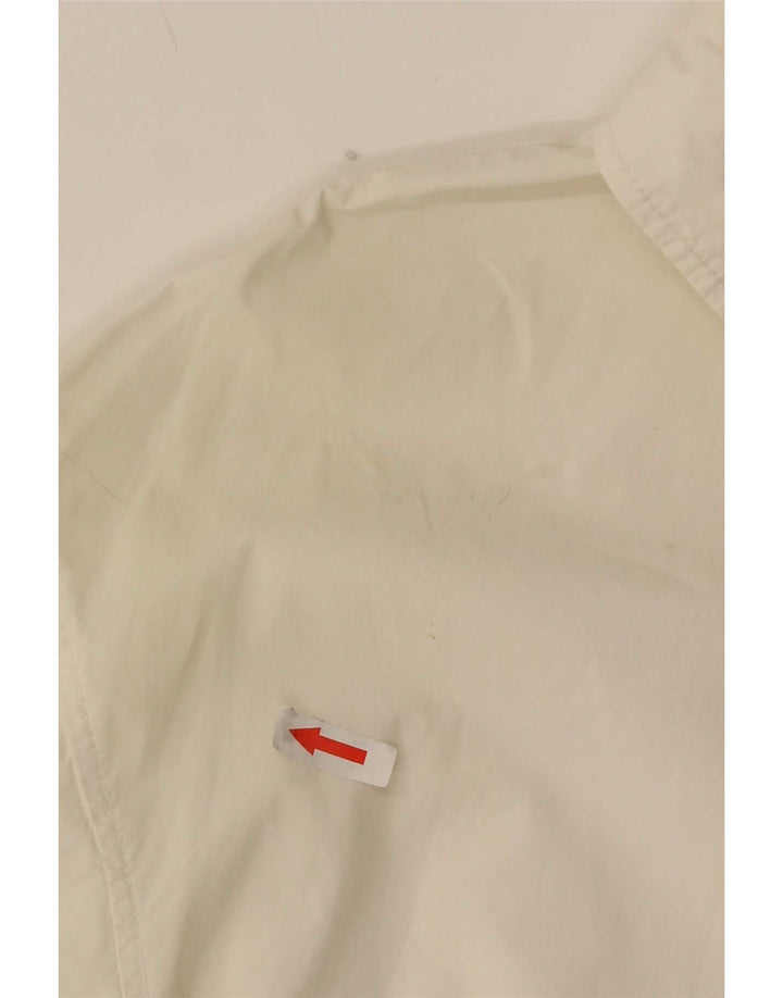 Zara Damen-Oversize-Hemd, UK 14, mittelweiße Baumwolle