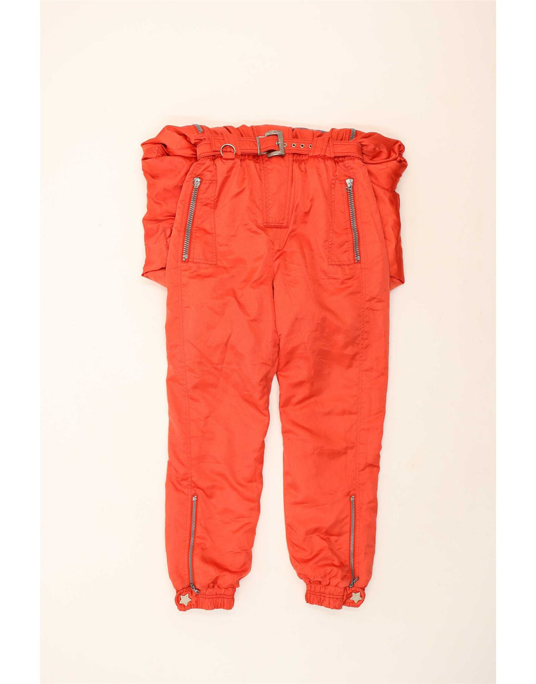 Silvy Womens Loose Fit Skioverall mit Kapuze IT 44 Mittelrot Winter