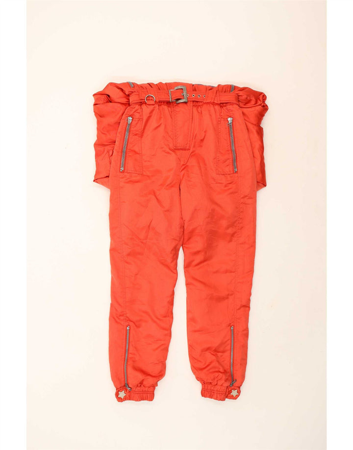 Silvy Womens Loose Fit Skioverall mit Kapuze IT 44 Mittelrot Winter