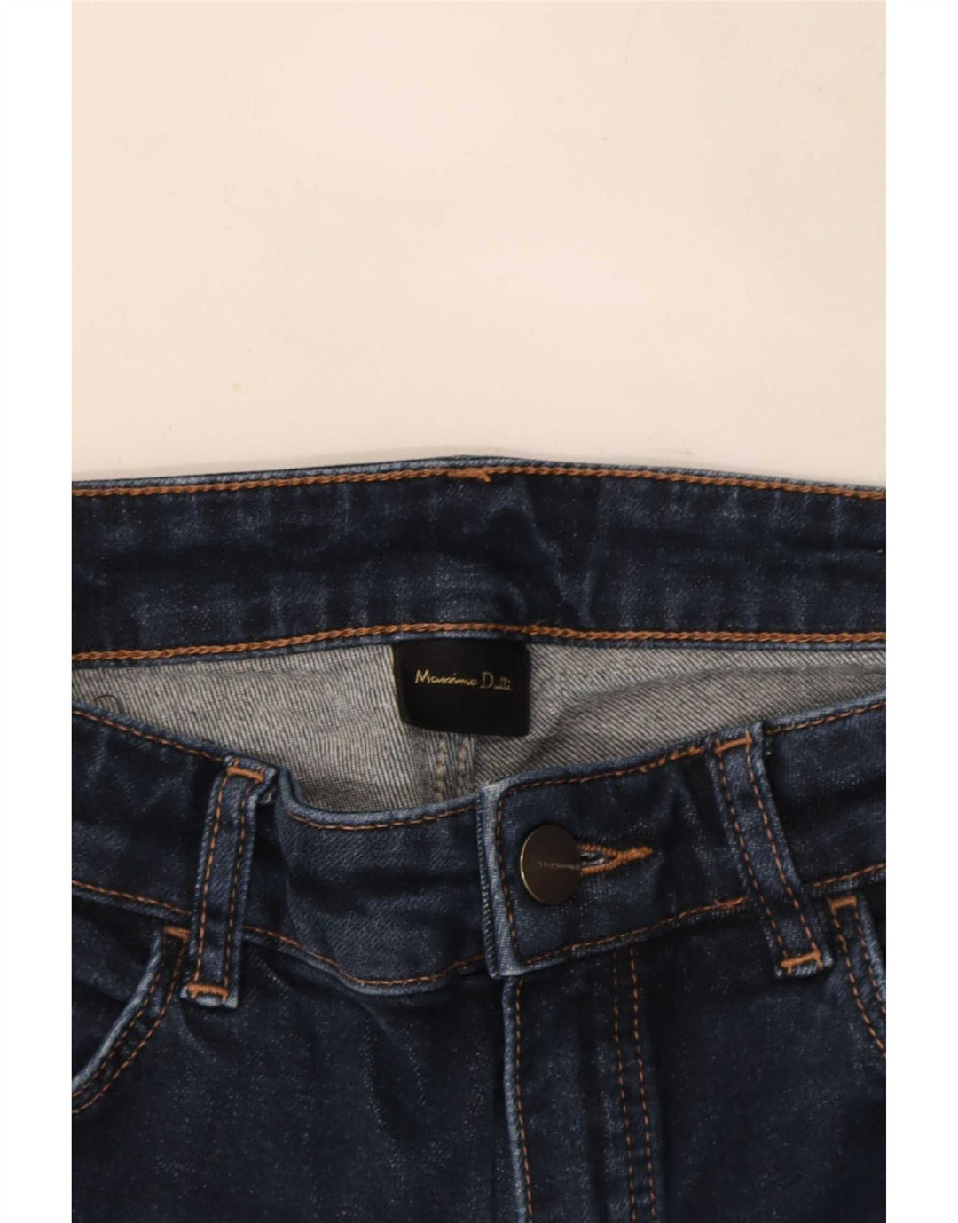 Massimo Dutti Damen Slim Jeans W28 L26 Marineblau